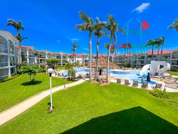 Terraza con vista a las áreas comunes