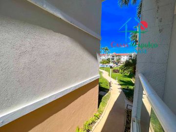 Terraza con vista a las áreas comunes