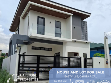 FOR SALE: BRAND NEW 4 Bedroom House and Lot in Eastville, Cainta, Rizal (Inside Filinvest East)