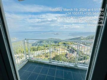 1 bedroom for sale in wind residences tagaytay city with balcony TAAL VOLCANO VIEW