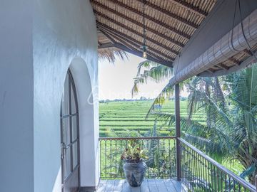 Private Oasis with Pool and Garden with Breathtaking Rice Field Views in Canggu – Babakan