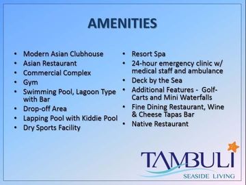 1 Bedroom Beach Condo at Tambuli Cebu