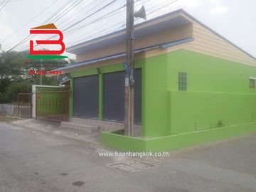 บ้านเดี่ยว หลังมุม การเคหะมีนบุรี (คลองเก้า) เนื้อที่ 38 ตรว. ถนนไมตรีจิต-คลองเก้า เขตคลองสามวา
