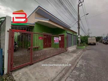 บ้านเดี่ยว หลังมุม การเคหะมีนบุรี (คลองเก้า) เนื้อที่ 38 ตรว. ถนนไมตรีจิต-คลองเก้า เขตคลองสามวา