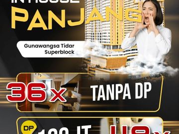Apartemen Murah Surabaya Pusat Kota Gunawangsa Tidar 1/2BR Siap Huni