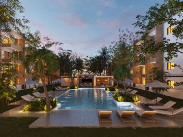 Casa con alberca común, Pre-construcción, Selvanova, Playa del Carmen