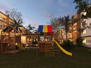 Casa con balcón, alberca común, Pre-construcción, Selvanova, Playa del Carmen