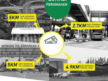 Rumah Ahsanu Gaplek Baru Murah Mewah Syariah Pondok Cabe Cinangka Depok Pamulang Tangsel Jual Dijual