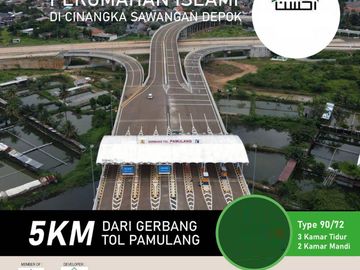 Rumah Ahsanu Gaplek Baru Murah Mewah Syariah Pondok Cabe Cinangka Depok Pamulang Tangsel Jual Dijual