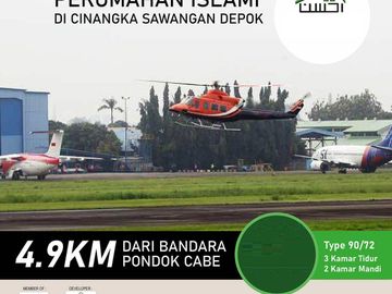 Rumah Ahsanu Gaplek Baru Murah Mewah Syariah Pondok Cabe Cinangka Depok Pamulang Tangsel Jual Dijual