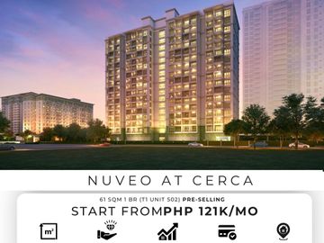 Condos for Sale in Alabang 1 Bed Room 61 SQM with Balcony Pre Selling