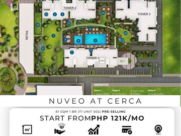 Condos for Sale in Alabang 1 Bed Room 61 SQM with Balcony Pre Selling