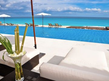 Penthouse de lujo frente al mar, alberca privada, en venta, Emerald, Zona Hotelera, Cancún