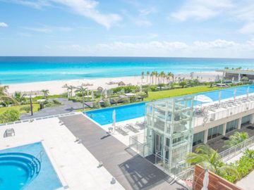 Penthouse de lujo frente al mar, alberca privada, en venta, Emerald, Zona Hotelera, Cancún