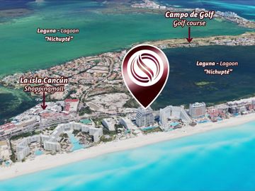 Penthouse de lujo frente al mar, alberca privada, en venta, Emerald, Zona Hotelera, Cancún