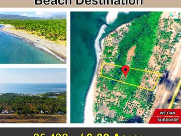25,492 m2 / 6.30 Acres Sunset Golden Beach Destination