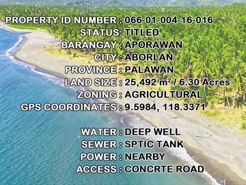 25,492 m2 / 6.30 Acres Sunset Golden Beach Destination