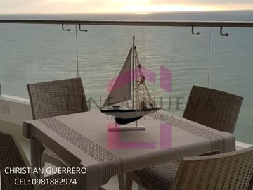 Tonsupa-Ecuador Suite amoblada con Jacuzzi en el balcón y vista al Mar en el edificio Grand Diamond Beach
