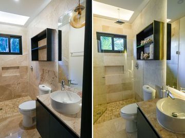 Condominio de dos pisos, frente a la alberca, comunidad con acceso al mar, venta, Sirenis, Tulum.