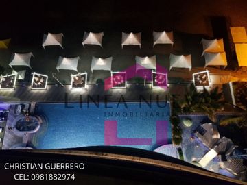 Tonsupa-Ecuador Suite amoblada con Jacuzzi en el balcón y vista al Mar en el edificio Grand Diamond Beach