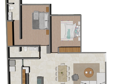 Departamento en Venta en Virreyes a 3 calles del HEB