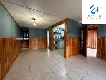 Pucón Terreno 121M2 con 1 casa de 2 pisos en sector el Claro , COD.VTIN073