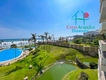 Departamento en venta con hermosa terraza e increíble vista al mar