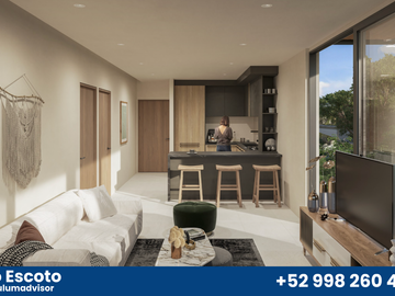 Departamento de 1REC en Playacar perfecto para inversión!