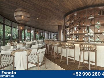 Lujoso departamento de 2REC con terraza privada en lujosa comunidad privada