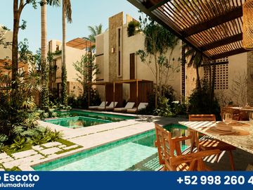 Eco-Luxury Villas de 3rec en una zona lujosa de Tulum