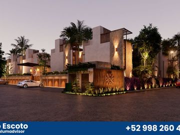Eco-Luxury Villas de 3rec en una zona lujosa de Tulum