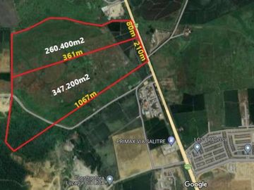 Venta Terreno 607.600 m². (60.7 Ha). Via a Salitre Km 9,5 Al Pie de La Via