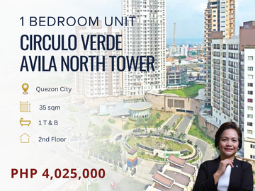 Modern 1 Bedroom Unit For Sale in Avila North, Circulo Verde, Quezon City!
