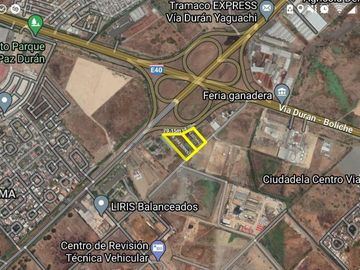 Venta de Dos Terrenos 10.600 m² Durán Yaguachi Cerca Feria Ganadera