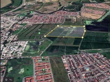 Venta 2.85 Has, La Aurora - Cantón Daule. Terreno Esquinero, Uso Habitacional