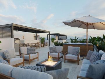 Condo con alberca común, rooftop, pre-construcción, centro, San José del cabo.