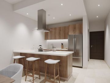 Condo con alberca común, rooftop, pre-construcción, centro, San José del cabo.