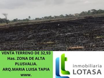 Venta Terreno 32,93 Has Al Pan Km 10