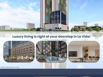 Spacious 2 Bedroom Condo Unit w/Balcony for Sale in Pasay City by La Vida Golden Topper