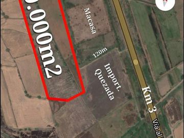 Venta 6 Has Via Al Pan-Yaguachi cerca de Max-Drive, esta aprox. a 150 m de la Via, tiene 200m de frente
