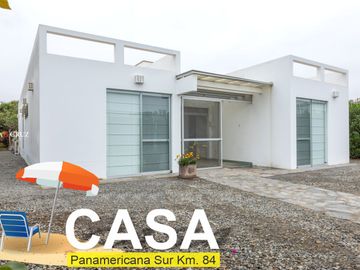 CASA VACACIONAL EN VENTA, San Antonio, Cañete. Km. 84 de la Panamericana Sur.