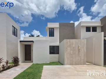 Casa de 3 recámaras en venta, en Privada Residencial con amenidades en Conkal, Yucatán - Entrega noviembre 2024