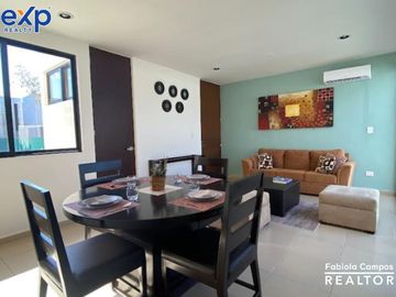 Casa de 3 recámaras en venta, en Privada Residencial con amenidades en Conkal, Yucatán - Entrega noviembre 2024
