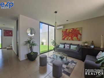 Casa de 2 pisos y 2 recámaras en privada residencial en Caucel - Preventa