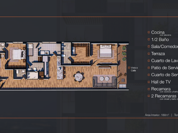 Departamento de 2 recamaras de 77m2 en 3,383,000 en Lomas del Tec! Precio Inigualable!