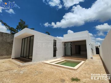 Casa en venta de 1 piso y 3 recámaras en Cholul Mérida - Preventa abril 2025