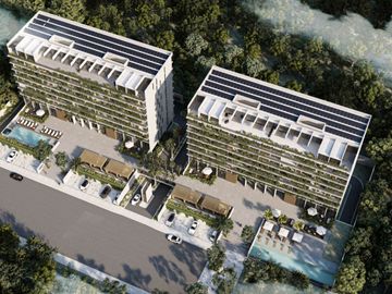 Departamento con casa club y parques, vista a lago, en Cancun, Quintana Roo Mexico. Fase 2