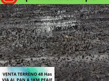 Venta Terreno 48 Has Al Pan- Yaguachi A un  1 Km. del  Peaje Durán Yaguachi a 600 m de La Via