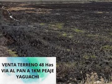 Venta Terreno 48 Has Al Pan- Yaguachi A un  1 Km. del  Peaje Durán Yaguachi a 600 m de La Via