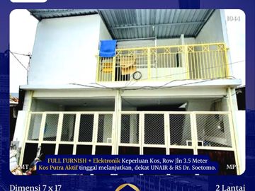 JUAL RUMAH KOST AKTIF KEDUNG TARUKAN SURABAYA SHM FURNISH